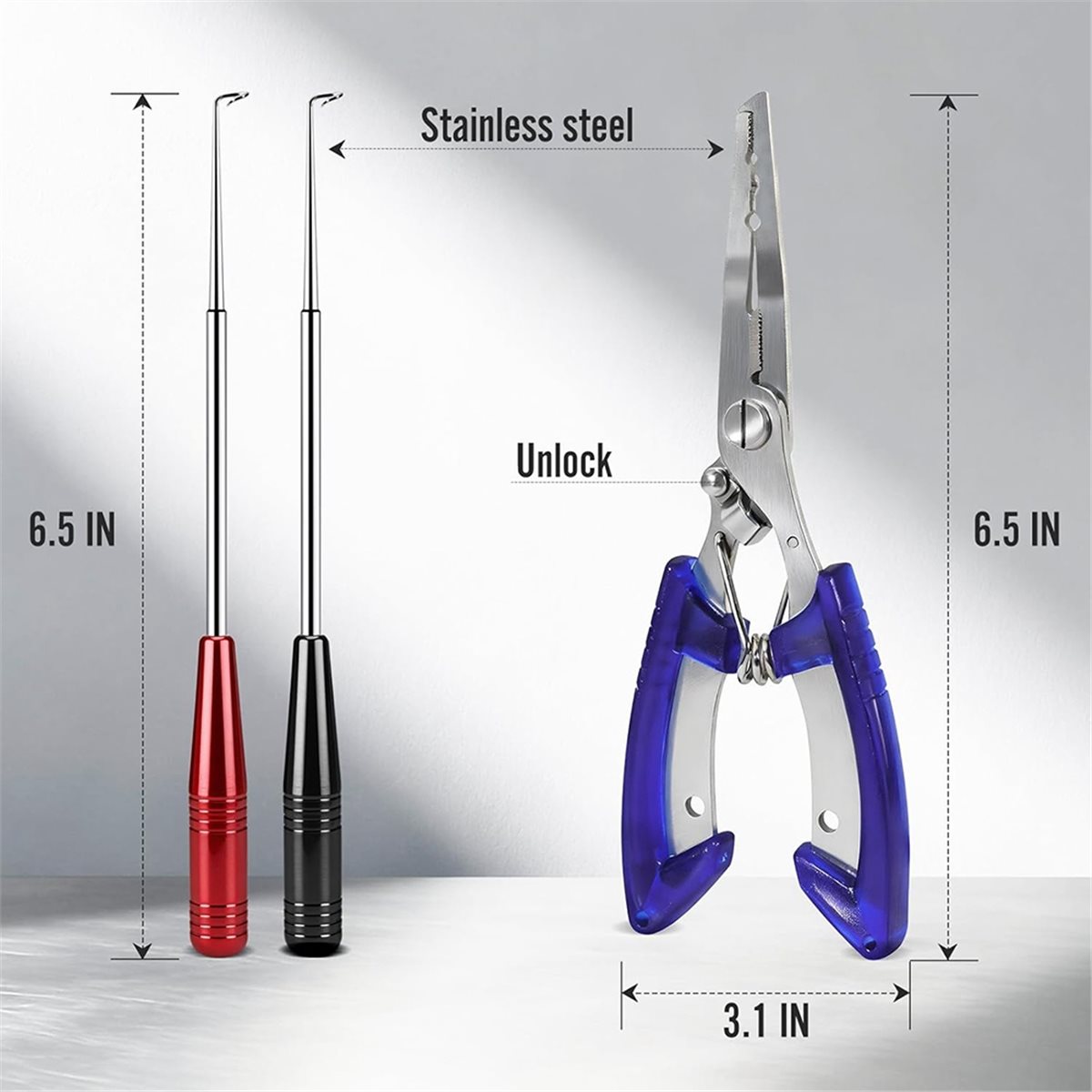 Fishing Hook Stainless Steel - Набор инструментов для извлечения рыболовных крючков