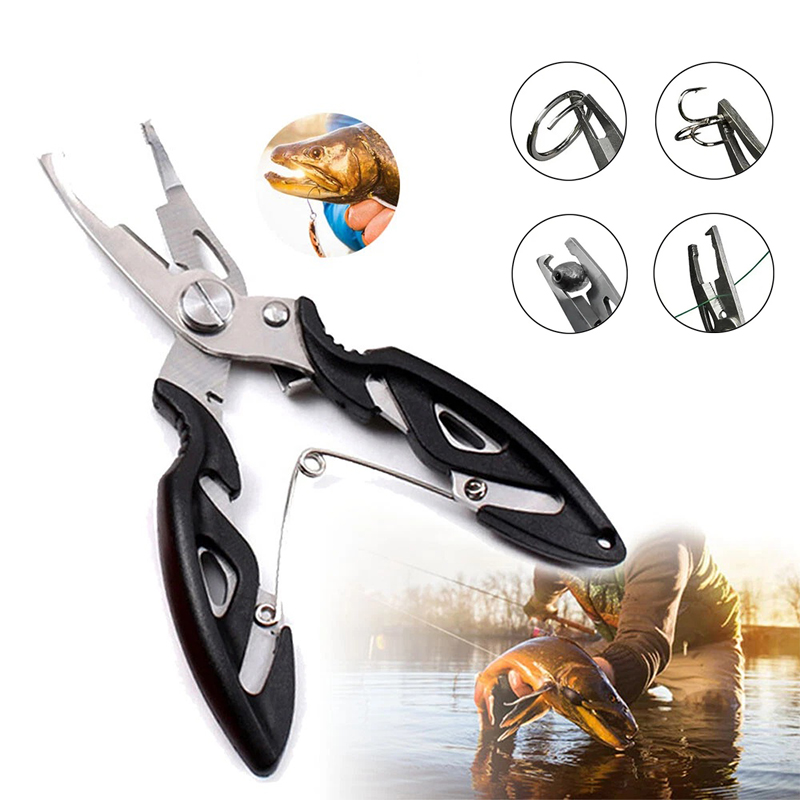 Fishing Hook Remover - Многофункциональные изогнутые рыболовные плоскогубцы-ножницы для резки
