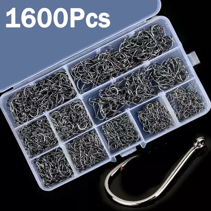 Fishing Hook Barbless - 50-1600 шт./кор. рыболовные крючки из углеродистой