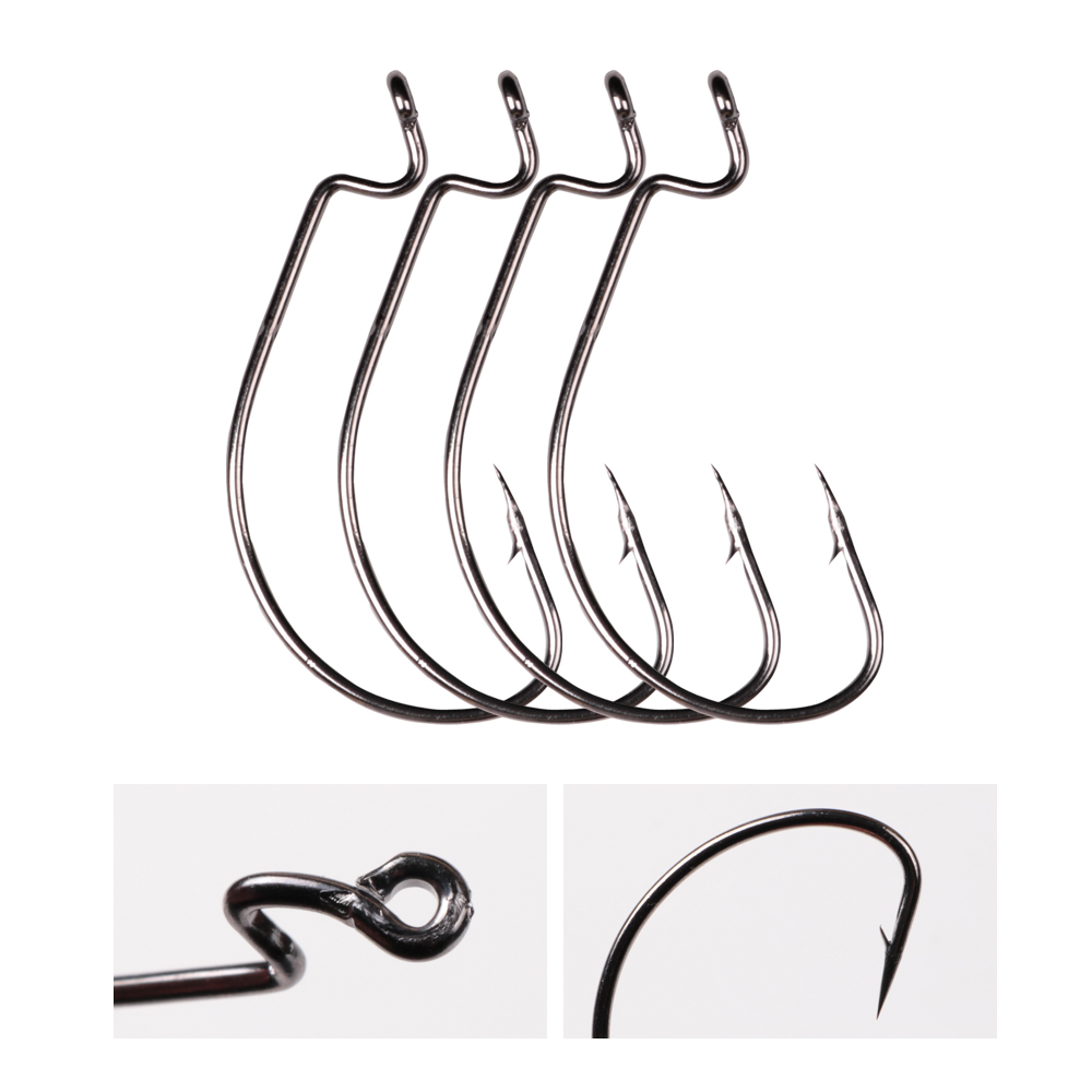 LUSHAZER 10 шт./лот, рыболовны – обзор и цена Fishing Hook Barbless